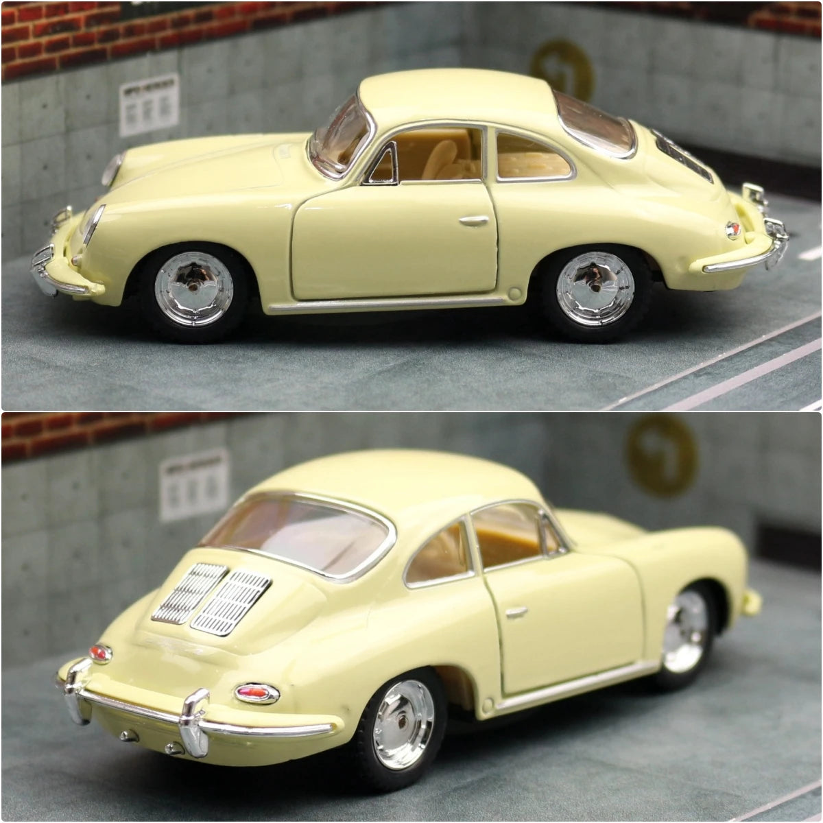 Porsche 356 B Carrera 2 1:32 Scale Model Car Diecast Toy Vehicle Gift Collection