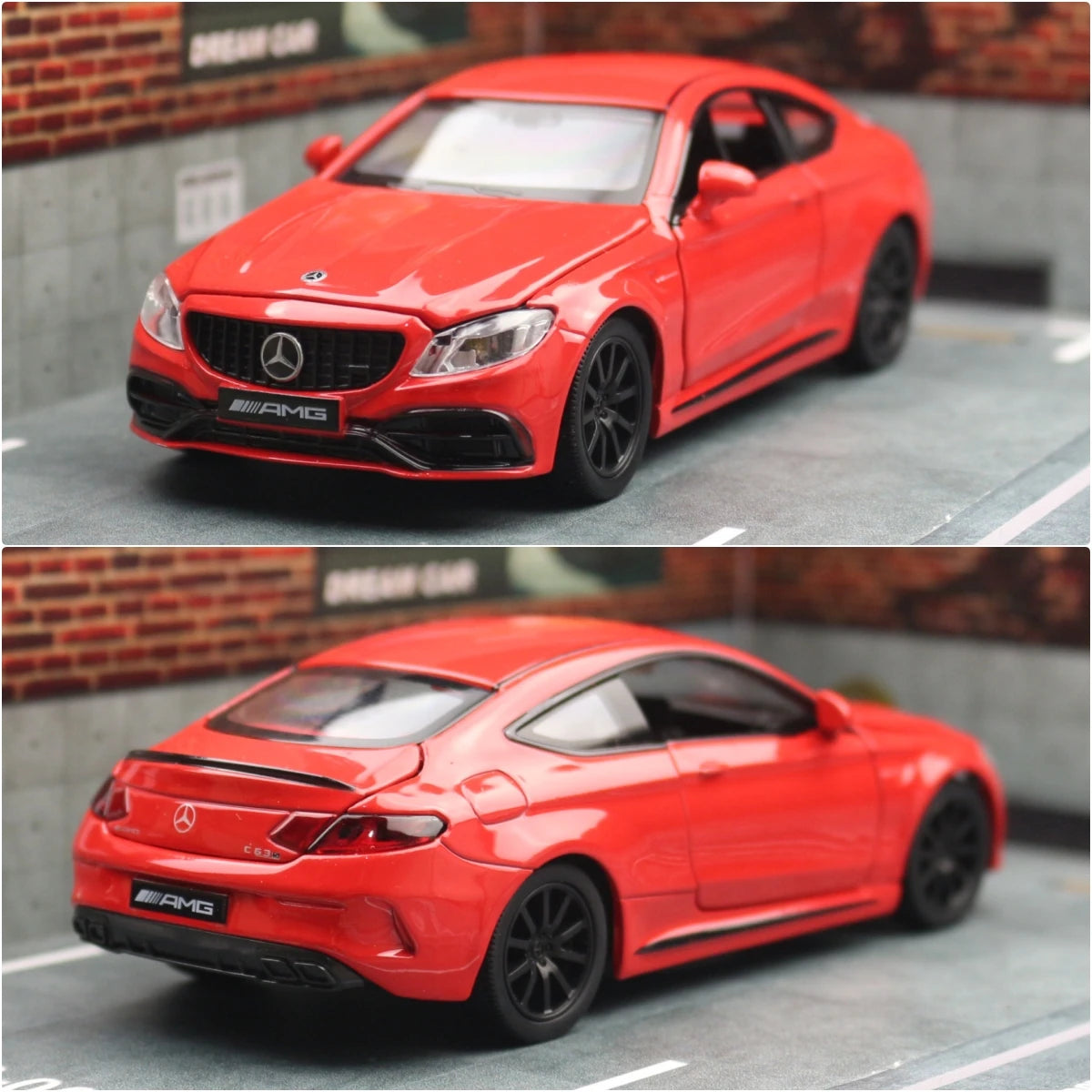 Mercedes-Benz C63 S AMG 1:32 Scale Model Car Diecast Toy Vehicle Gift Collection