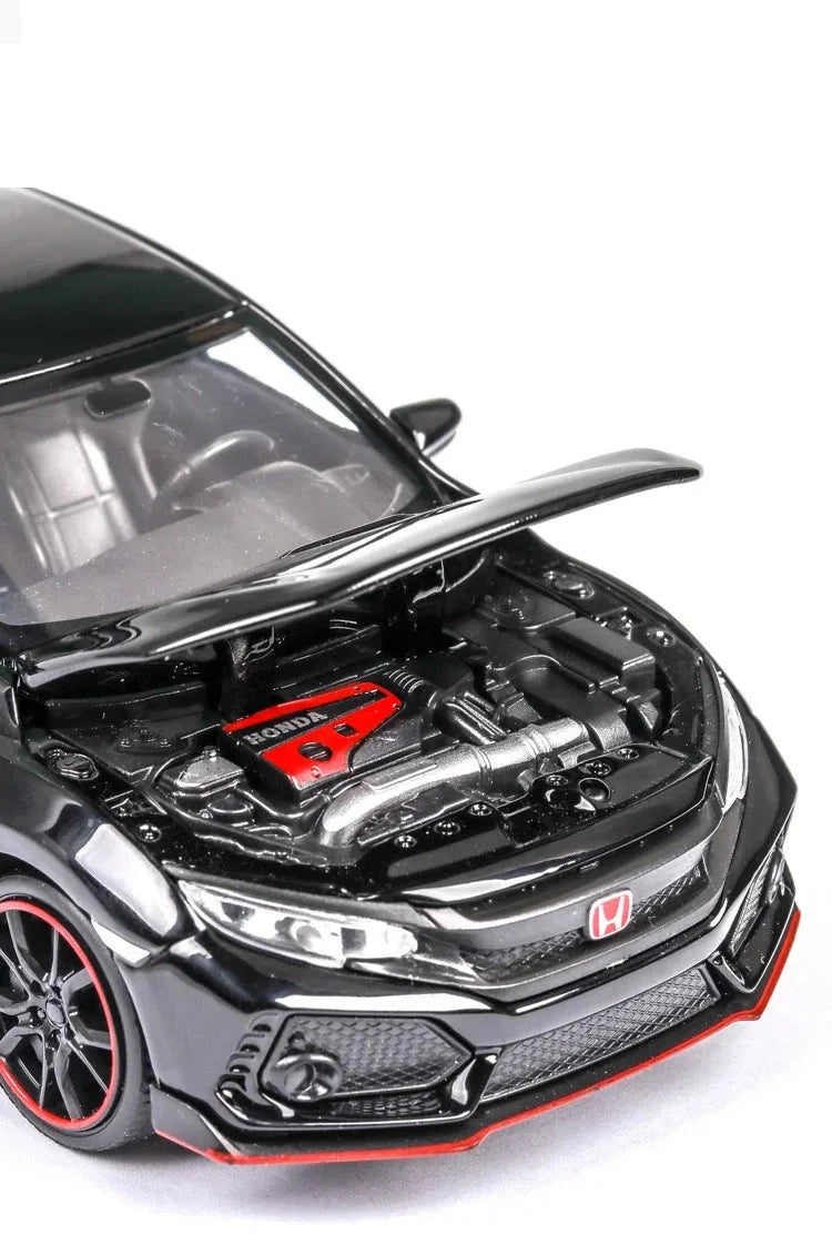 Honda Civic Type-R WRC 1:32 Scale Model Car Metal Diecast Toy Vehicle Collection
