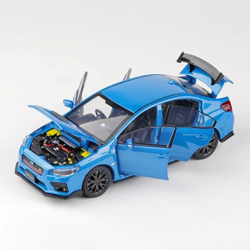 Subaru WRX STI S207 1:32 Scale Model Car Metal Diecast Toy Vehicle Collection