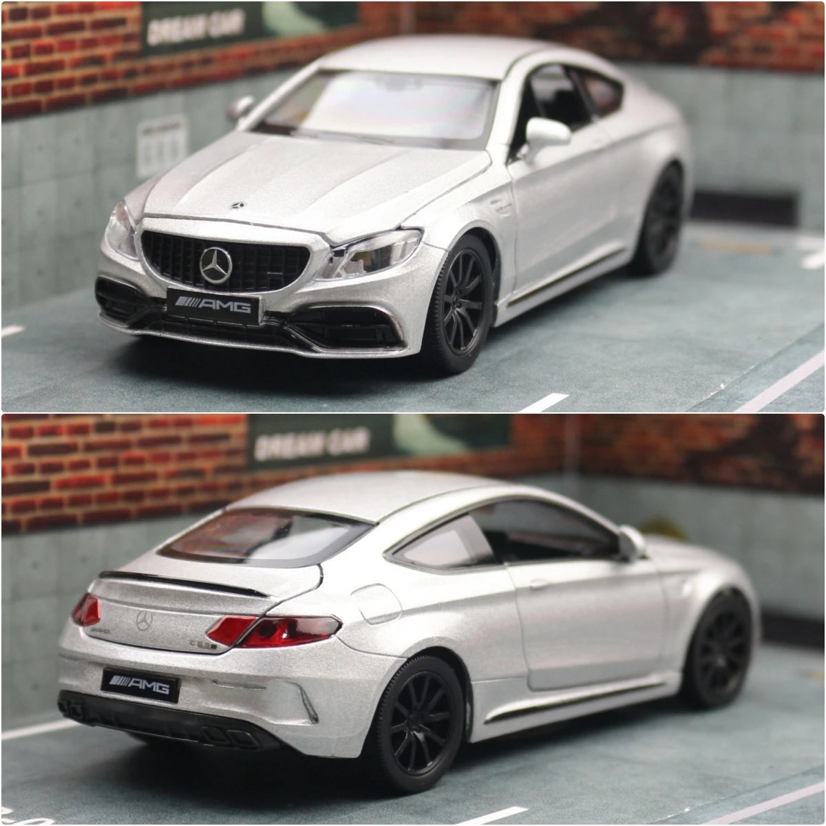 Mercedes-Benz C63 S AMG 1:32 Scale Model Car Diecast Toy Vehicle Gift Collection