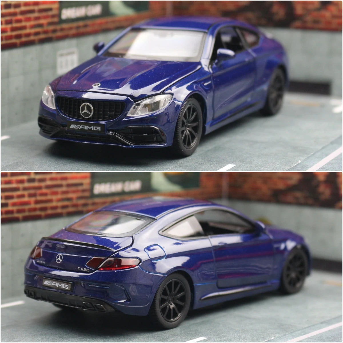 Mercedes-Benz C63 S AMG 1:32 Scale Model Car Diecast Toy Vehicle Gift Collection