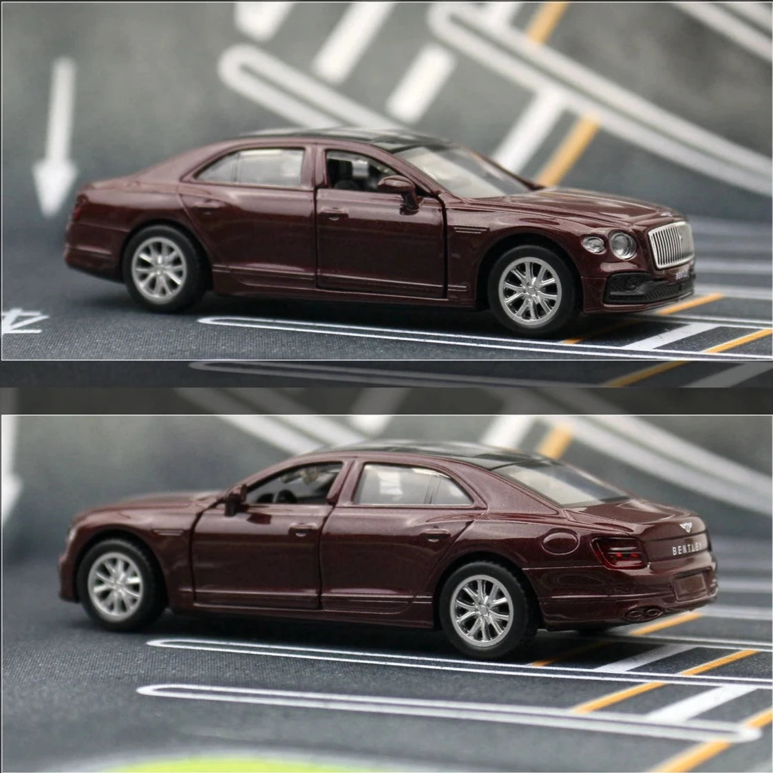 Bentley Flying SPUR 1:47 Scale Model Car Metal Diecast Toy Vehicle Collection