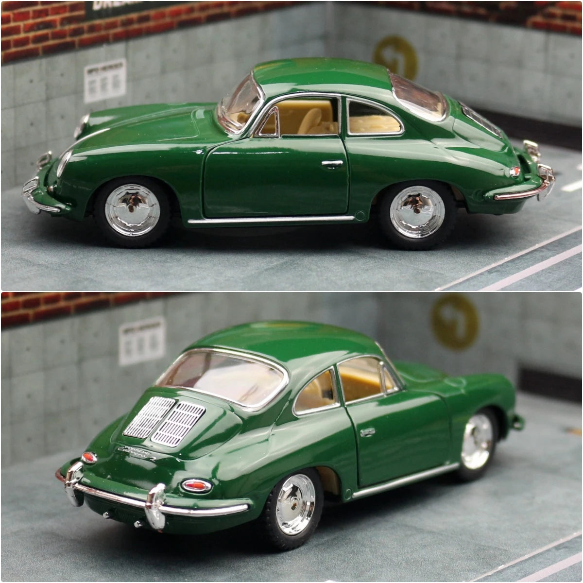 Porsche 356 B Carrera 2 1:32 Scale Model Car Diecast Toy Vehicle Gift Collection