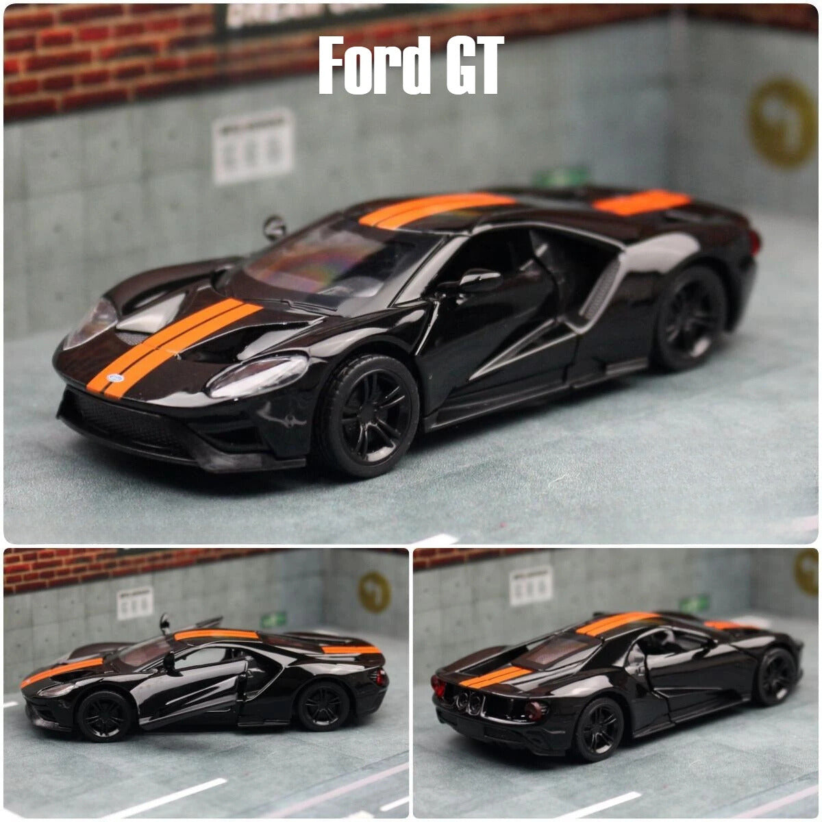 Ford GT 1:36 Scale Model Car Alloy Metal Diecast Toy Vehicle Gift Collection