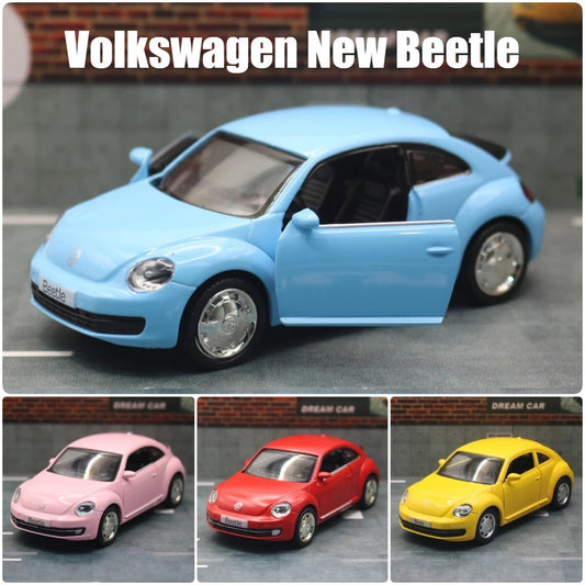 Volkswagen New Beetle 1:36 Scale Model Car Alloy Diecast Toy Vehicle Collection