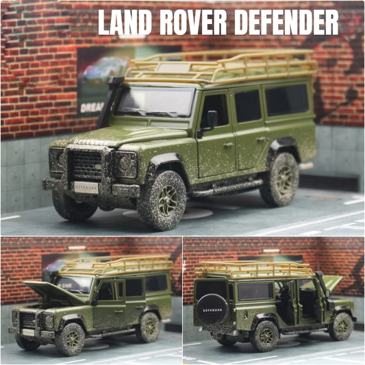 Land Rover Defender 110 Adventure 1:32 Model Car Metal Diecast Toy Vehicle Gift