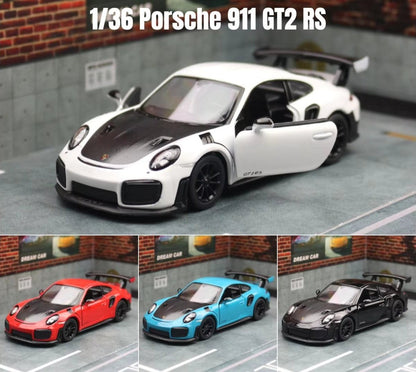 Porsche 911 GT2 RS 1:36 Scale Model Car Diecast Toy Vehicle Gift Collection