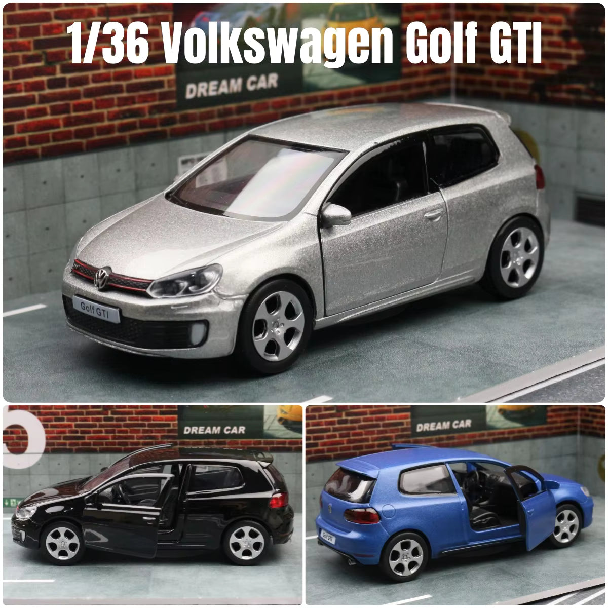 Volkswagen Golf GTI 1:36 Scale Model Car Alloy Diecast Toy Vehicle Collection