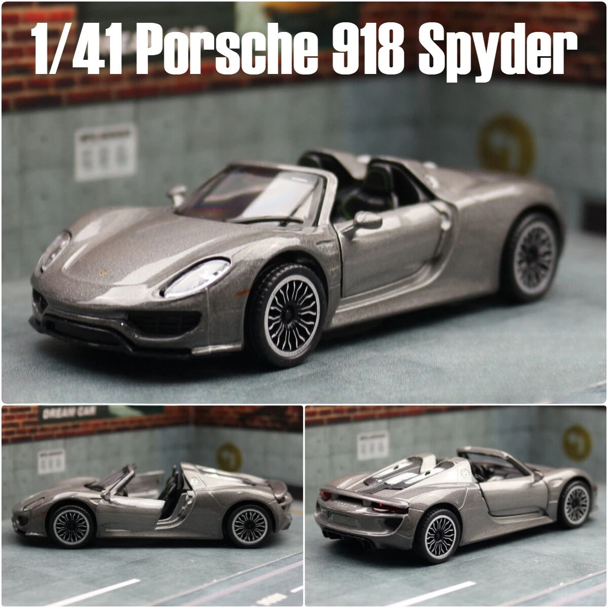 Porsche 918 1:36 Scale Model Car Alloy Diecast Toy Vehicle Gift Collection