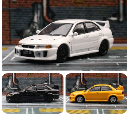 Mitsubishi Lancer EVO 5 V 1:64 Scale Model Car Metal Diecast Vehicle Collection