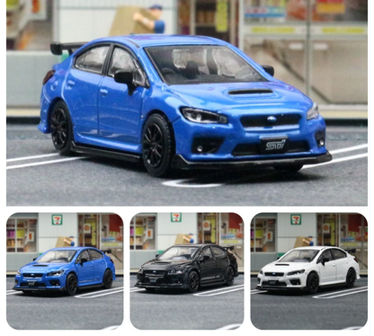 Subaru WRX STI 1:64 Scale Model Car Alloy Metal Diecast Toy Vehicle Collection