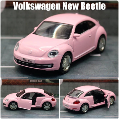 Volkswagen New Beetle 1:36 Scale Model Car Alloy Diecast Toy Vehicle Collection