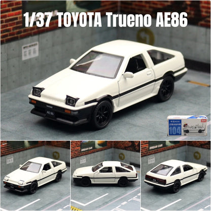 TOYOTA Trueno AE86 1:37 Scale Model Car Metal Diecast Toy Vehicle Collection