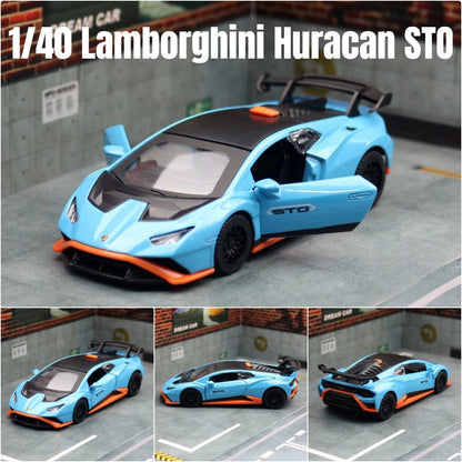 Lamborghini Huracan STO 1:40 Scale Model Car Diecast Toy Vehicle Gift Collection