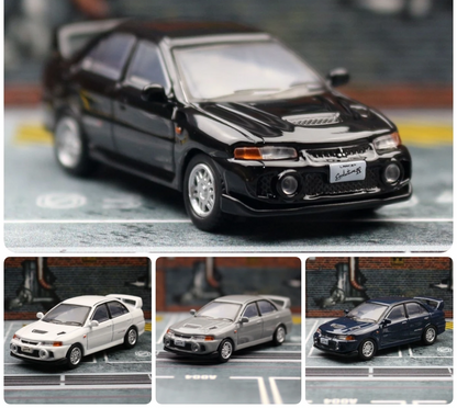 Mitsubishi Lancer EVO 4 IV 1:64 Scale Model Car Metal Diecast Vehicle Collection