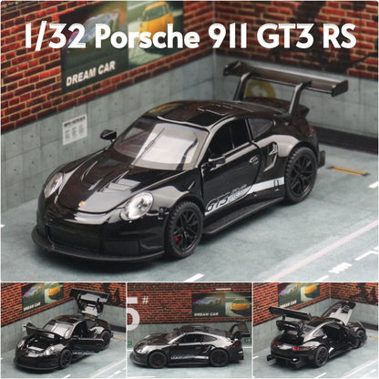 Porsche 911 GT3 RS 1:32 Scale Model Car Metal Diecast Toy Vehicle Collection