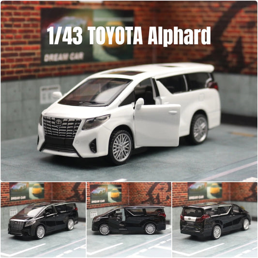 TOYOTA Alphard Minivan 1:43 Scale Model Car Diecast Toy Vehicle Gift Collection