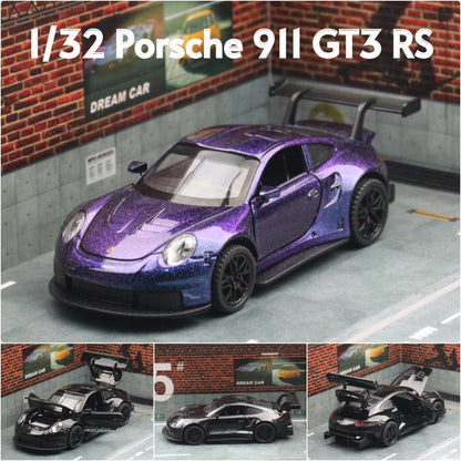 Porsche 911 GT3 RS 1:32 Scale Model Car Metal Diecast Toy Vehicle Collection