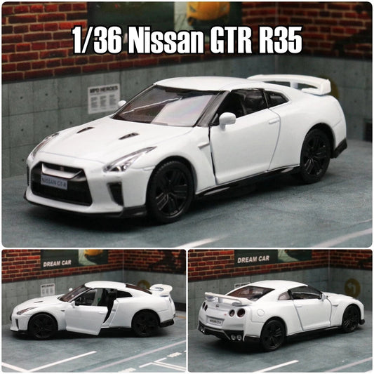 Nissan GT-R R35 1:36 Scale Model Car Alloy Diecast Toy Vehicle Gift Collection