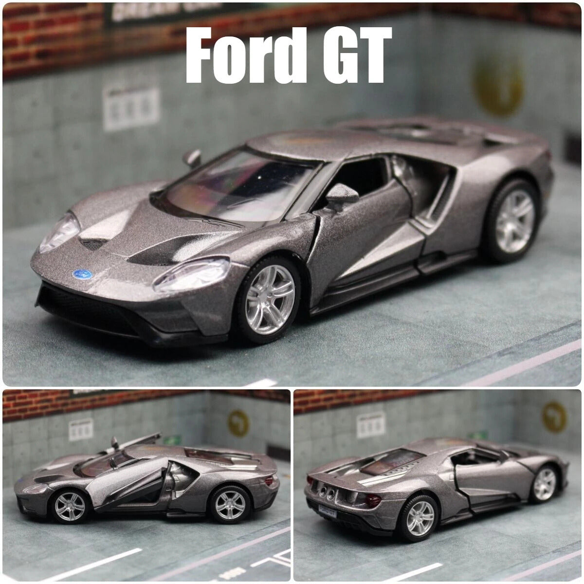 Ford GT 1:36 Scale Model Car Alloy Metal Diecast Toy Vehicle Gift Collection