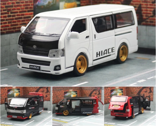 TOYOTA HIACE H200 1:32 Scale Van Model Car Diecast Toy Vehicle Gift Collection