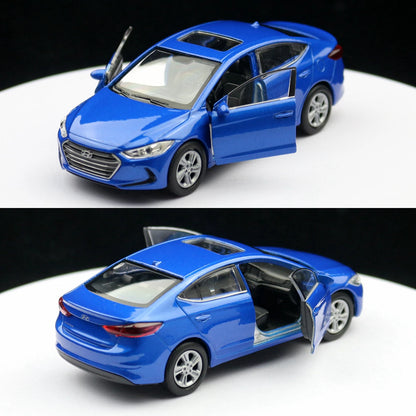 Hyundai Elantra 1:36 Scale Model Car Alloy Diecast Toy Vehicle Gift Collection