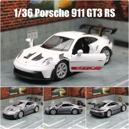 Porsche 911 GT3 RS 1:36 Scale Model Car Alloy Diecast Toy Vehicle Collection