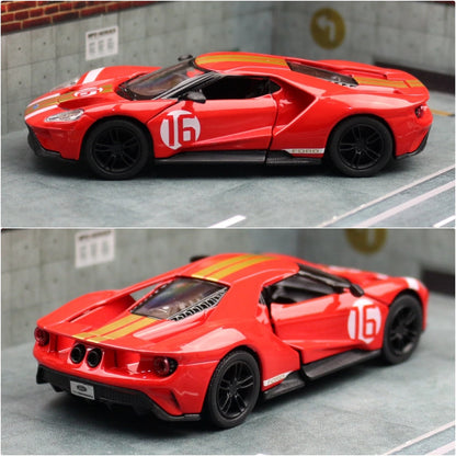 Ford GT 1:38 Scale Model Car Metal Alloy Diecast Toy Vehicle Gift Collection