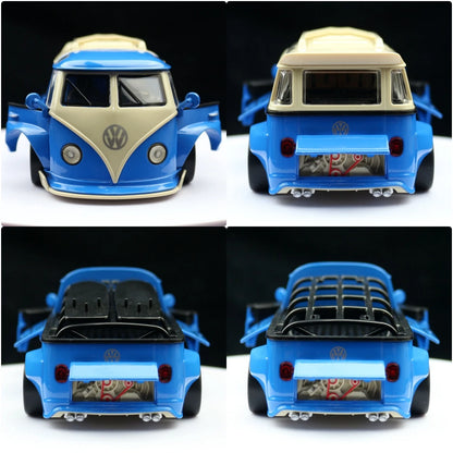 Volkswagen T1 Minibus 1:32 Scale Model Car Metal Diecast Toy Vehicle Collection
