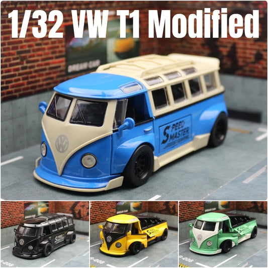 Volkswagen T1 Minibus 1:32 Scale Model Car Metal Diecast Toy Vehicle Collection