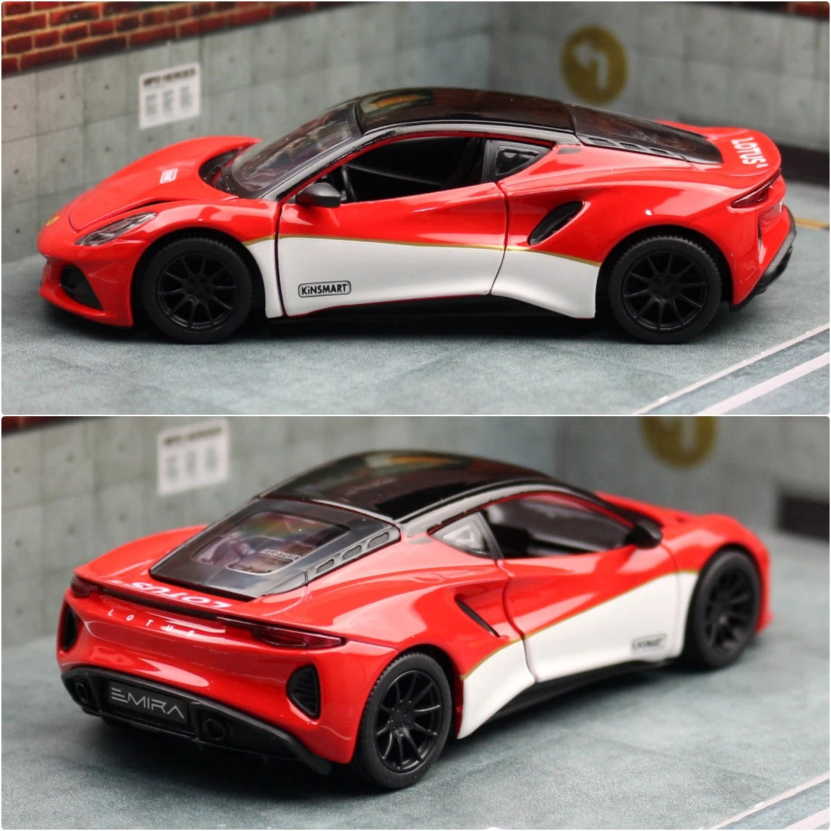 Lotus Emira 1:34 Scale Model Car Alloy Metal Diecast Toy Vehicle Gift Collection