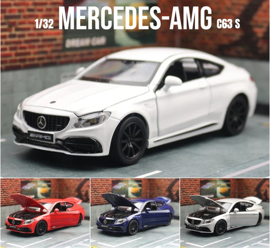 Mercedes-Benz C63 S AMG 1:32 Scale Model Car Diecast Toy Vehicle Gift Collection