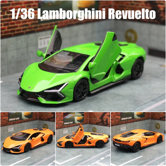 Lamborghini Revuelto 1:36 Scale Model Car Alloy Diecast Toy Vehicle Collection