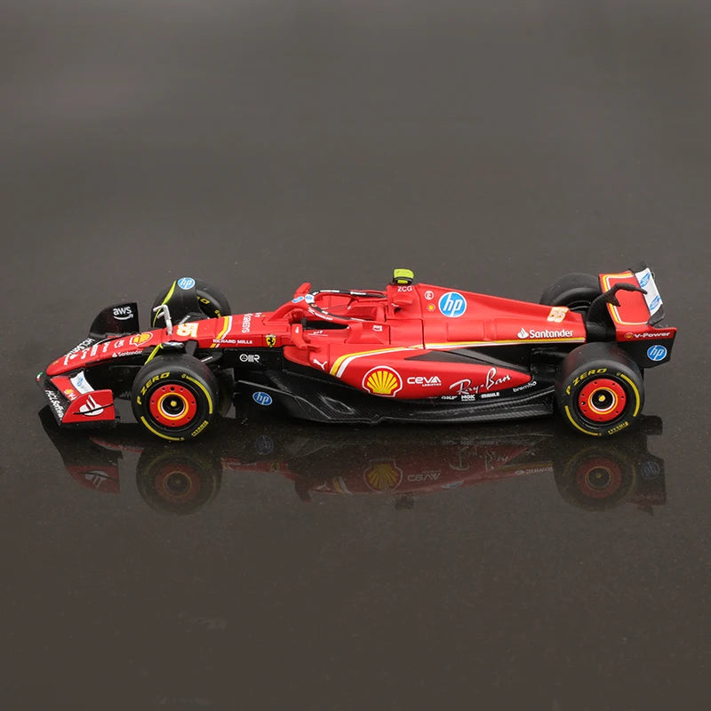 Ferrari SF-24 F1 2024 1:43 Scale Model Racing Car Diecast Toy Vehicle Collection