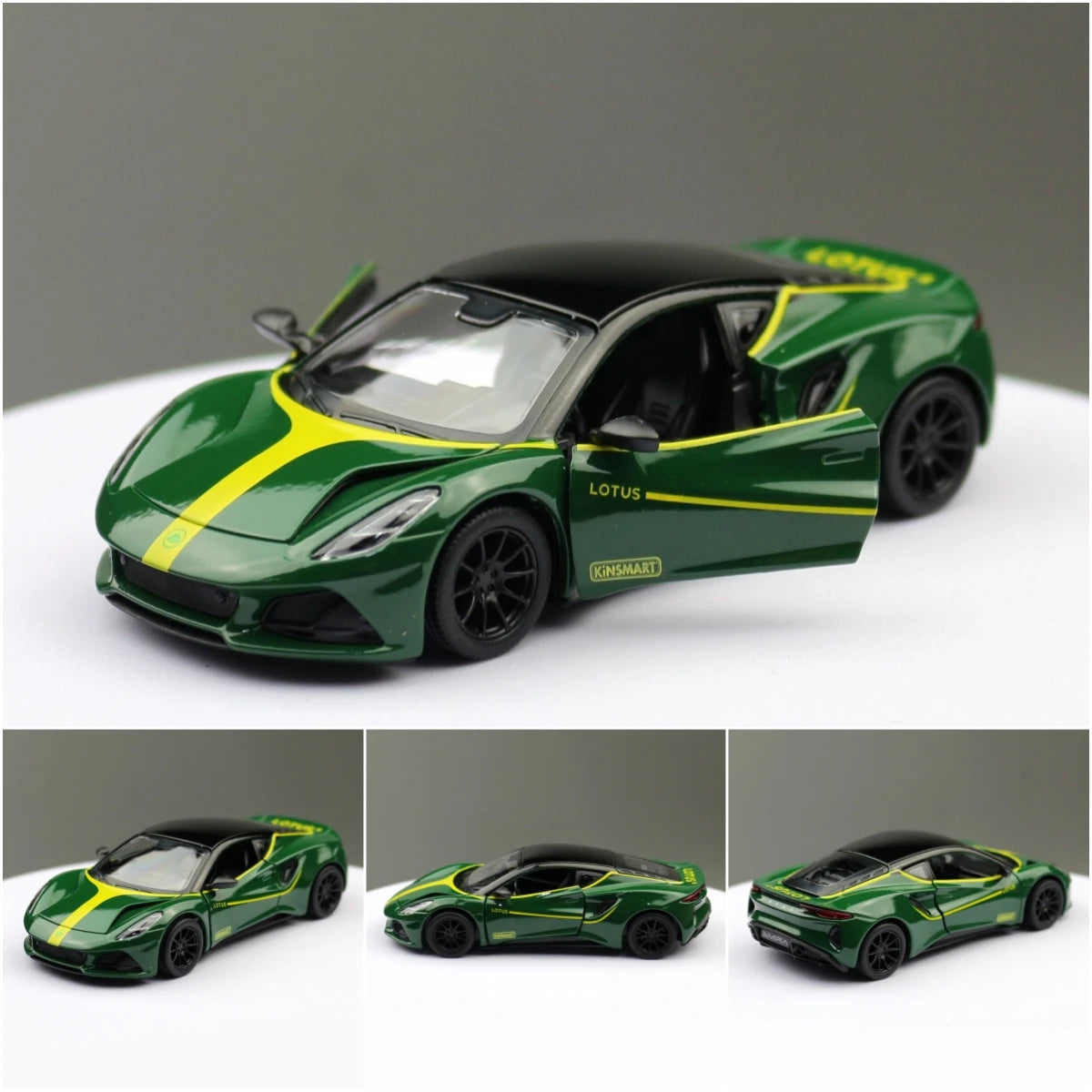 Lotus Emira 1:34 Scale Model Car Alloy Metal Diecast Toy Vehicle Gift Collection