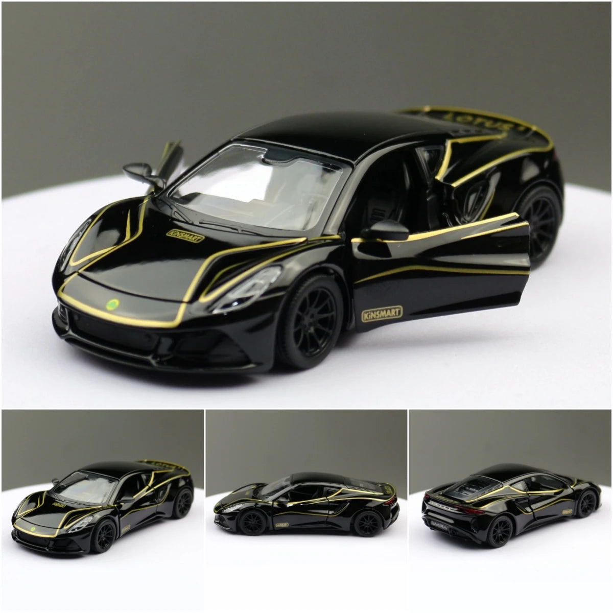 Lotus Emira 1:34 Scale Model Car Alloy Metal Diecast Toy Vehicle Gift Collection