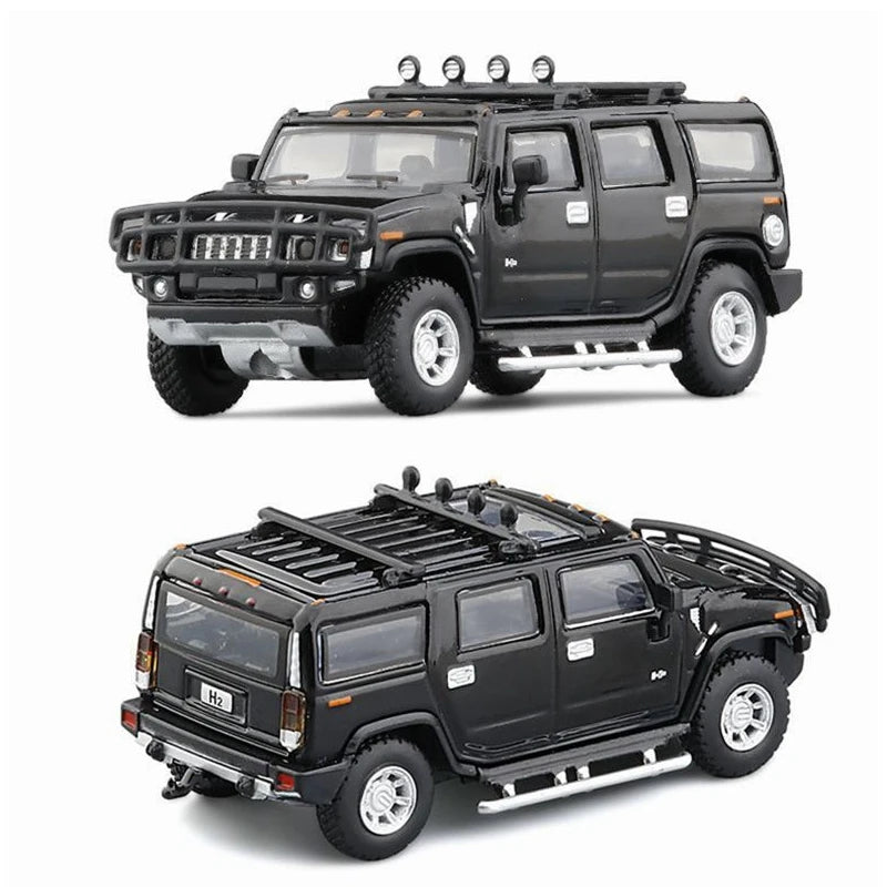 Hummer H2 SUV 1:64 Scale Model Car Metal Diecast Toy Vehicle Gift Collection