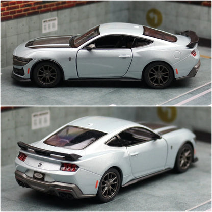 Ford Mustang Dark Horse 2024 1:38 Scale Model Car Diecast Toy Vehicle Collection