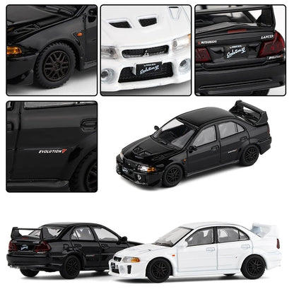 Mitsubishi Lancer EVO 5 V 1:64 Scale Model Car Metal Diecast Vehicle Collection