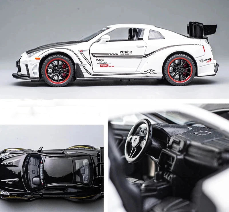 Nissan GT-R R35 Nismo 1:32 Scale Model Car Metal Diecast Toy Vehicle Collection