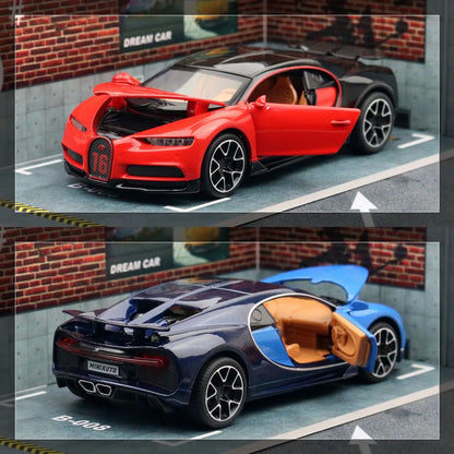Bugatti Chiron 1:32 Scale Model Car Alloy Diecast Toy Vehicle Gift Collection