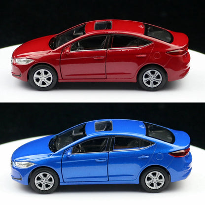 Hyundai Elantra 1:36 Scale Model Car Alloy Diecast Toy Vehicle Gift Collection