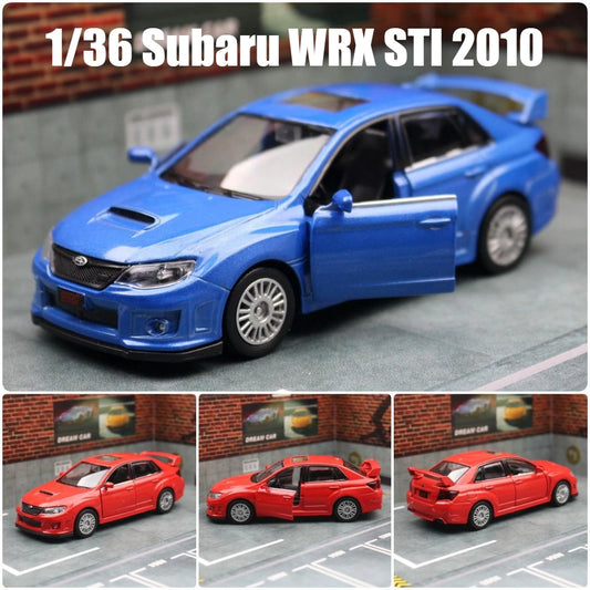 SUBARU Impreza WRX STI 1:36 Scale Model Car Metal Diecast Toy Vehicle Collection