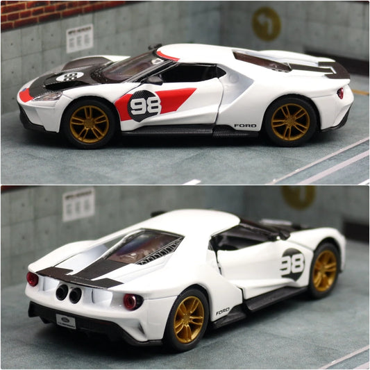 Ford GT 1:38 Scale Model Car Metal Alloy Diecast Toy Vehicle Gift Collection