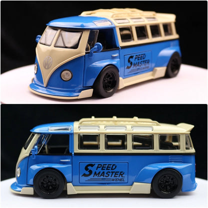 Volkswagen T1 Minibus 1:32 Scale Model Car Metal Diecast Toy Vehicle Collection