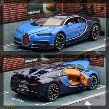 Bugatti Chiron 1:32 Scale Model Car Alloy Diecast Toy Vehicle Gift Collection