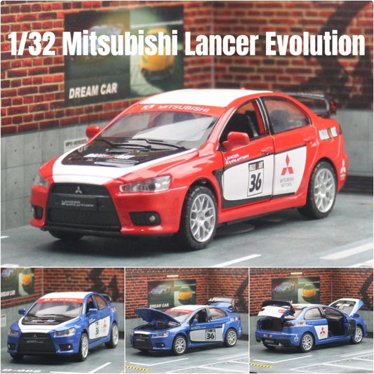 Mitsubishi Lancer Evolution WRC Rally 1:32 Scale Model Car Diecast Toy Vehicle