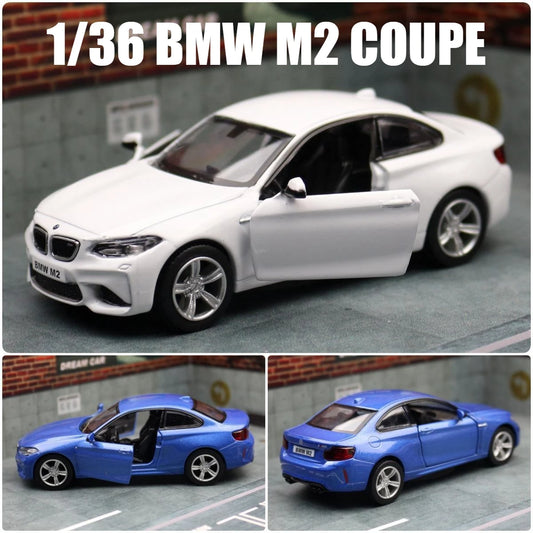 BMW M2 Coupe 1:36 Scale Model Sports Car Metal Diecast Toy Vehicle Collection