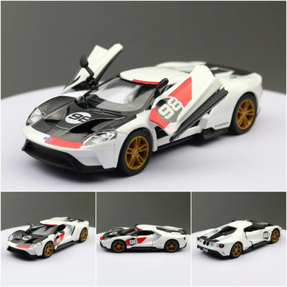 Ford GT 1:38 Scale Model Car Metal Alloy Diecast Toy Vehicle Gift Collection